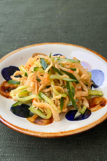 切り干し大根ときゅうりのピリ辛ナムル