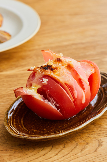 トマトのハムチーズ焼き