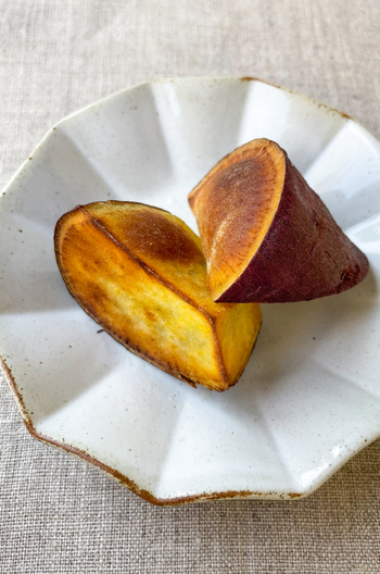 素材味わう さつまいもの素揚げ
