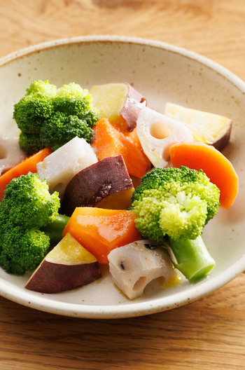 フライパンでホットサラダ