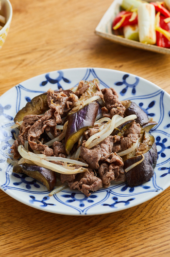 野菜たっぷり牛肉の塩だれ炒め