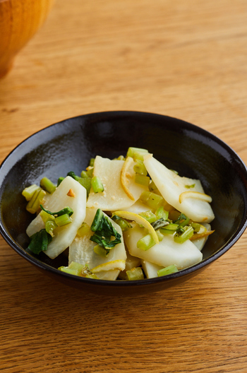 かぶのゆずみそあえ