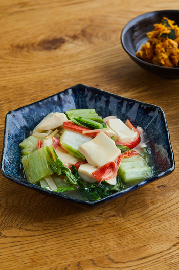 しょうが香る 白菜と豆腐の中華うま煮