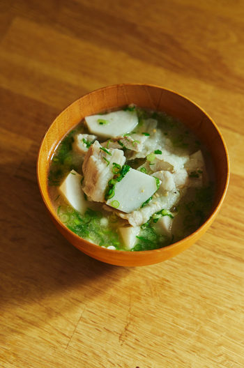 ごろごろ里いもの豚汁