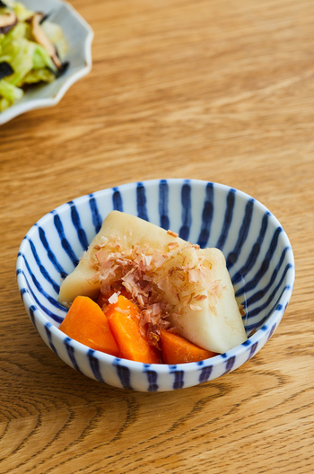 はんぺんとにんじんの含め煮