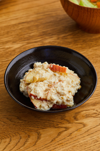 りんごとナッツの白あえ