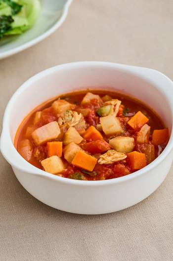 あさりの和風ミネストローネ