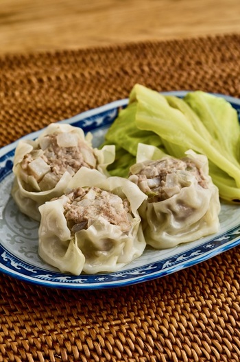 フライパンでれんこんシュウマイ