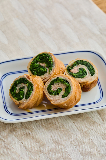 ほうれん草の肉巻き