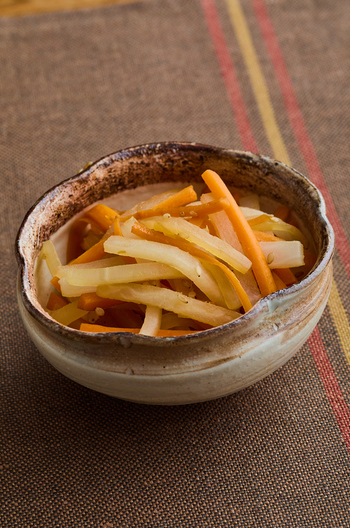 大根とにんじんのきんぴら