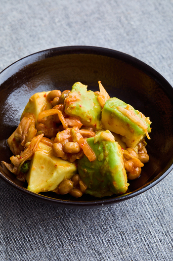 アボカド納豆キムチ