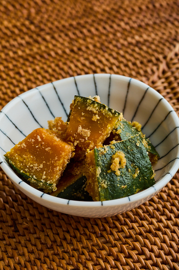かぼちゃのごまみそあえ