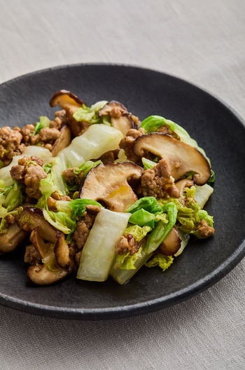 豚ひき肉と白菜の中華風炒め