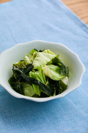 ちぎりキャベツの中華あえ