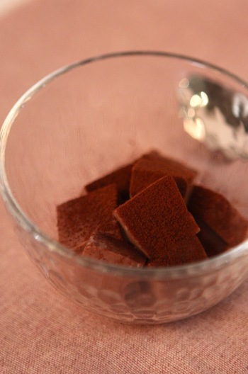 ココアでチョコ風寒天