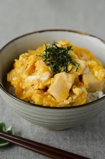 鶏胸肉で作る親子丼