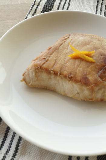 さっぱりかじきの柚庵焼き