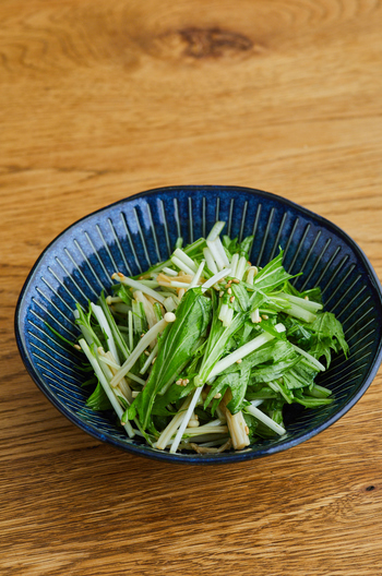 水菜とえのきのナムル