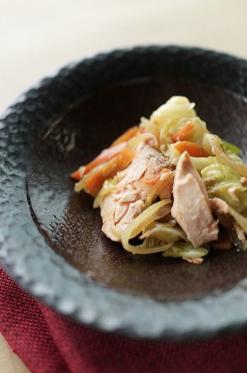 野菜たっぷり 鮭のちゃんちゃん焼き