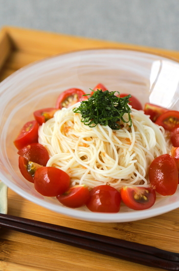 涼やか梅ぶっかけ素麺