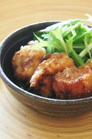 オーブンで焼く鶏のから揚げ