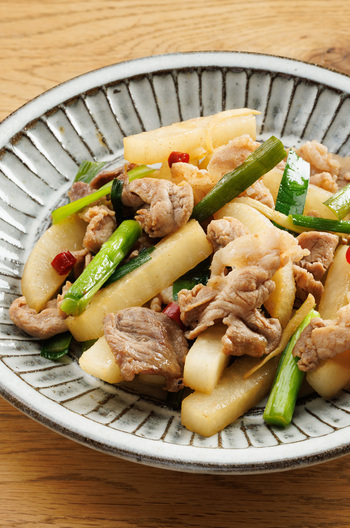 ご飯がすすむ 豚にら大根炒め