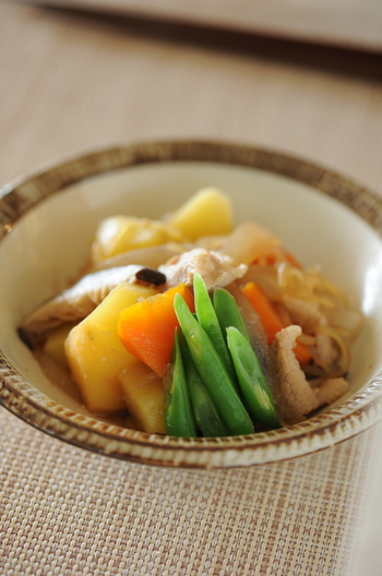 干し椎茸のうまみたっぷり 豚肉じゃが