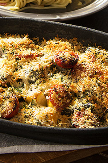 イワシと彩り野菜の香草焼き