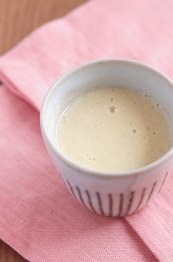 酒粕で作る豆乳甘酒