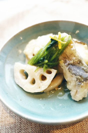 たらの柚子あん仕立て