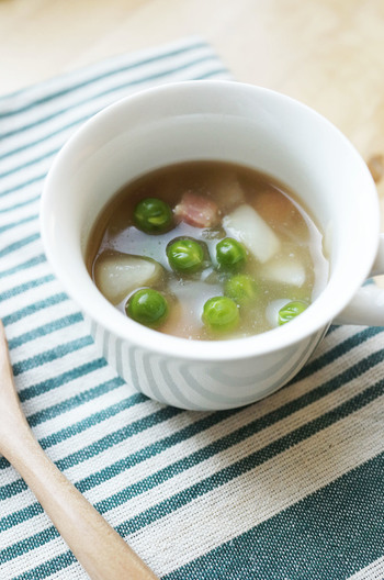 みどりのグリンピーススープ