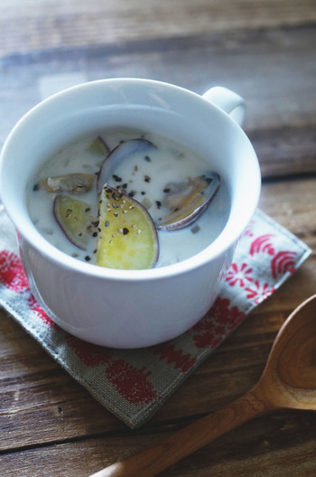 マッシュルームのチャウダー風スープ