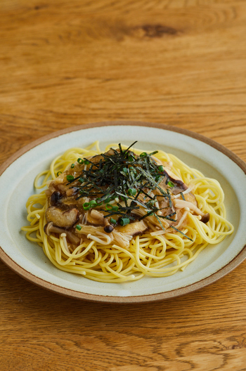 きのこの和風あんかけパスタ