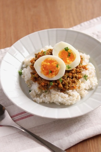 野菜がたっぷり ドライカレー