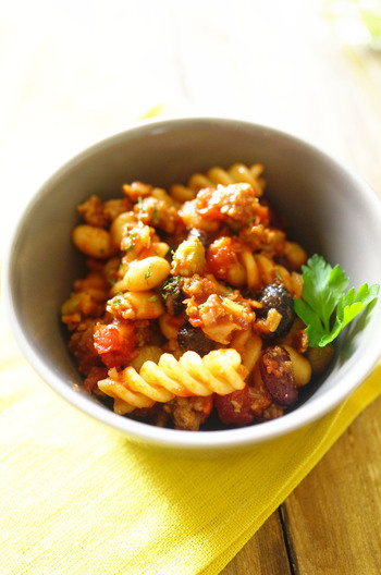 サラダ豆のスパイシーチリ