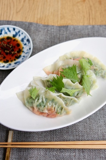 つるんとおいしいキムチ水餃子