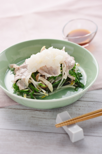 豚肉と野菜のレンジ蒸し