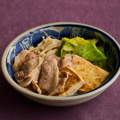 豚バラと白菜の肉豆腐
