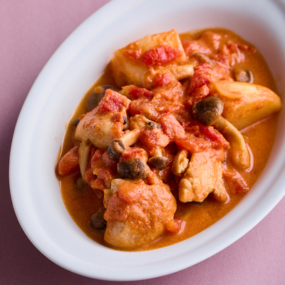 鶏肉のトマトクリーム煮