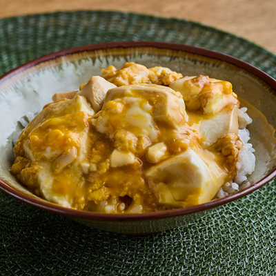 とろとろ 豆腐卵丼