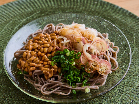 ぶっかけ香味おろし納豆そば