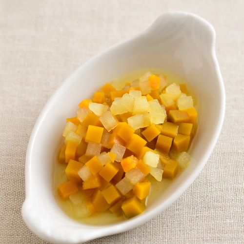 離乳食 後期 かぼちゃのりんご煮 By おいしい健康 管理栄養士監修のレシピ検索 献立作成 おいしい健康