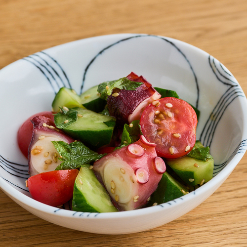 たことトマトの青じそ風味サラダ by おいしい健康 管理栄養士 - 管理