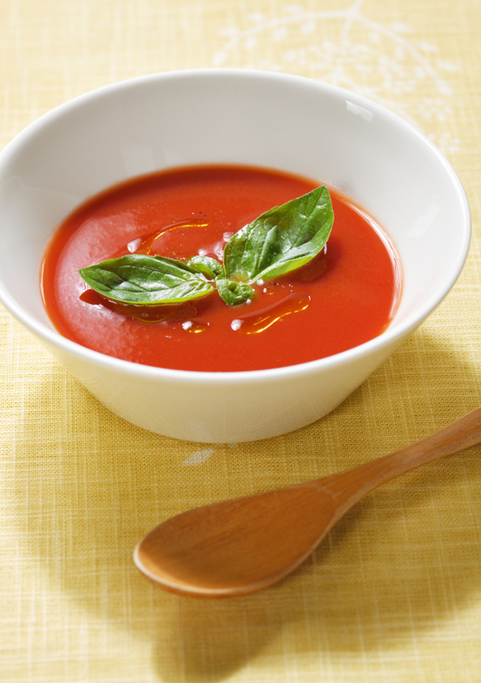レンジでトマトスープ