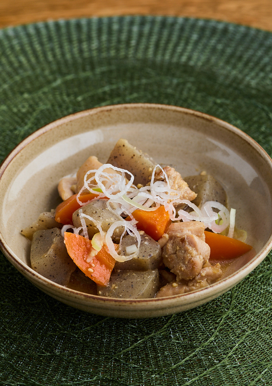 鶏肉とこんにゃくの味噌煮