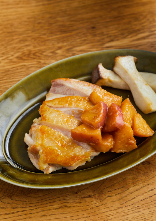 鶏肉のアップルジンジャーソース