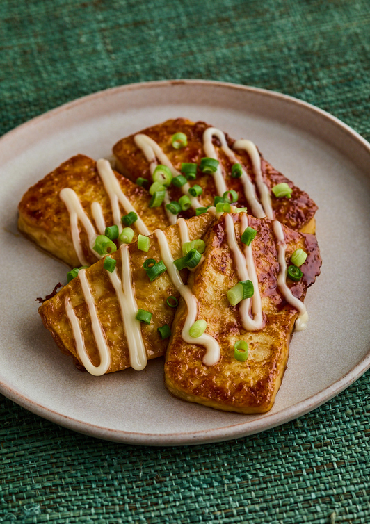 トロトロ豆腐の照りマヨ焼き