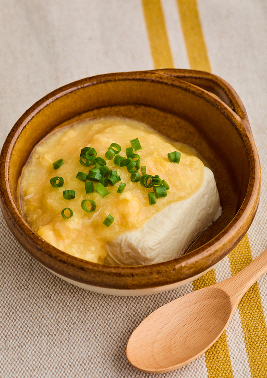 豆腐のたまごあんかけ