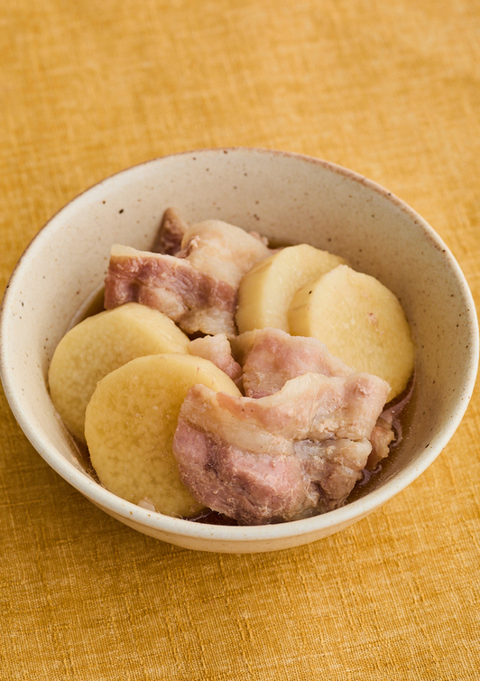 長いもと豚肉のほったらかし煮