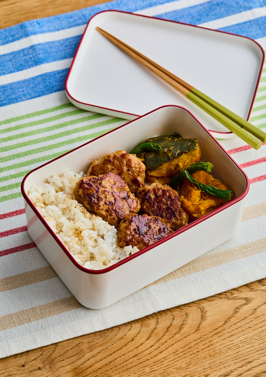 切り干し大根入りつくね＆かぼちゃの煮物弁当